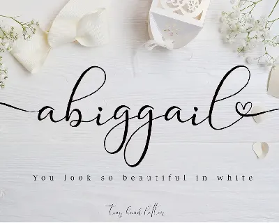 Abiggail font