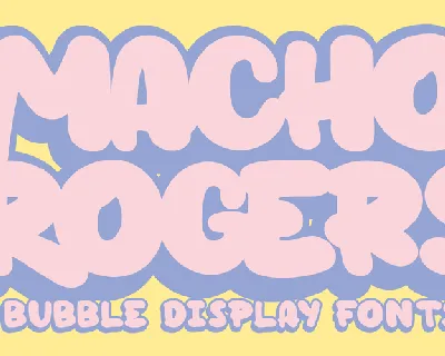 Macho Rogers font