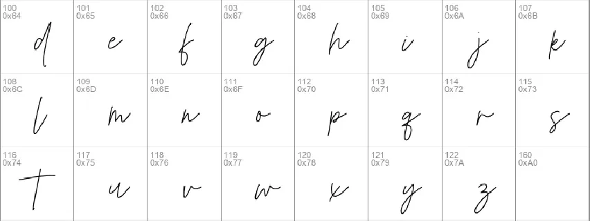 Kendra Signature font