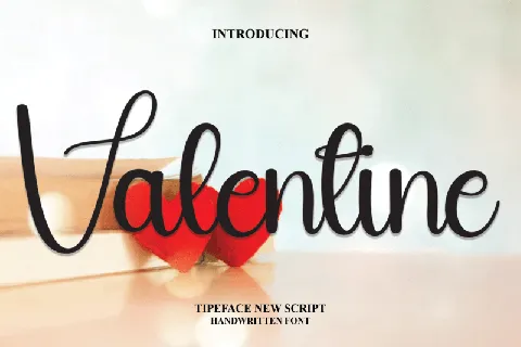 Valentine Script font