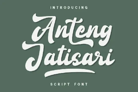 Anteng Jatisari font