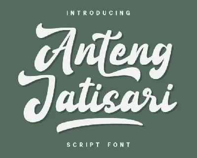 Anteng Jatisari font