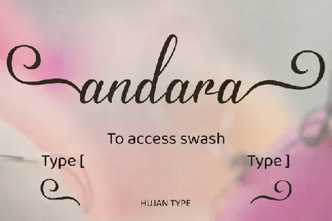 Andara Script Typeface font