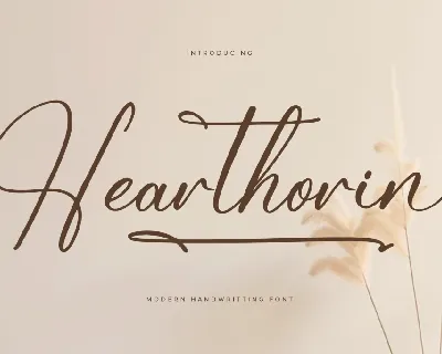 Hearthorin DEMO VERSION font