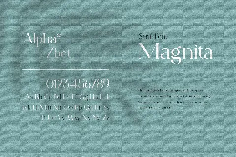 Magnita font