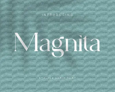 Magnita font