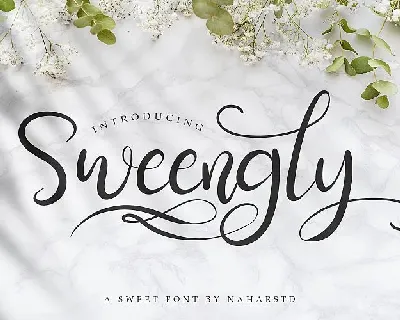 Sweengly Script font