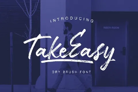 TakeEasy Brush font