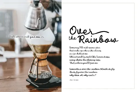 Loven Latte font