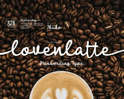 Loven Latte font