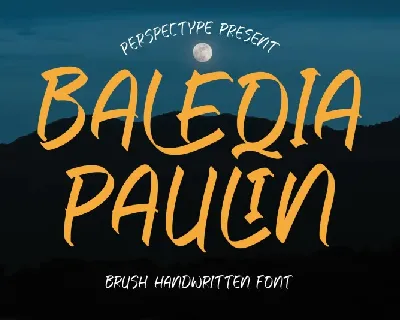 Baleqia Paulin font