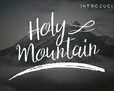 Holy Mountain Script font