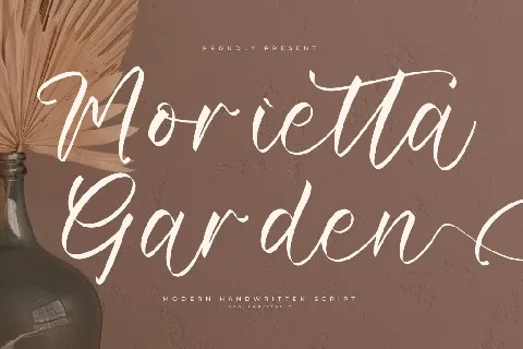Morietta Garden DEMO VERSION font