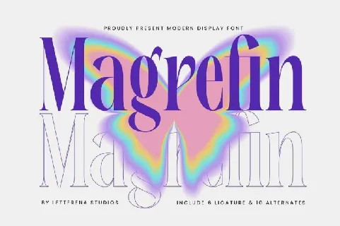 Magrefin font