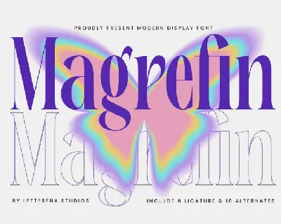 Magrefin font