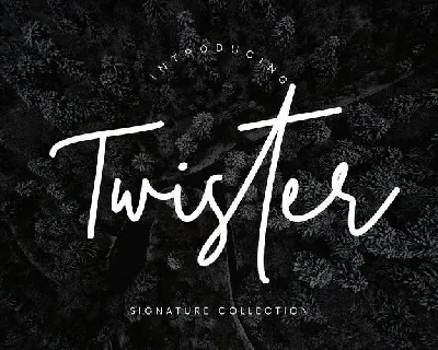 Twister Handwritten font