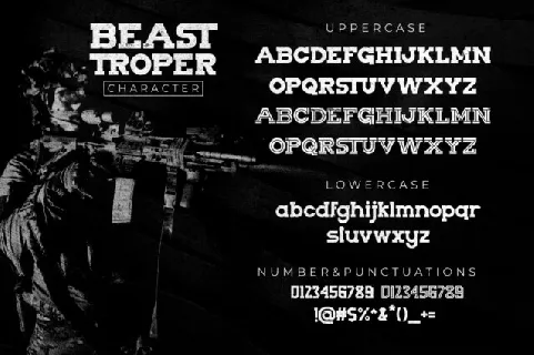 Beast Troper font