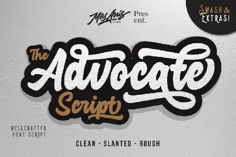 Advocate Script font