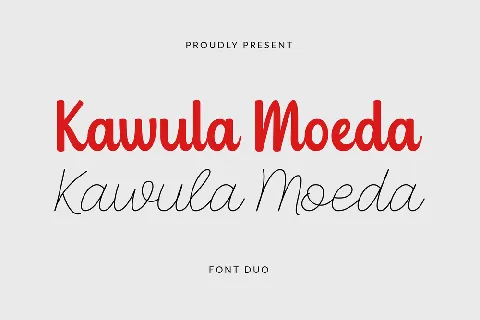 Kawula Moeda font