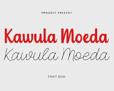 Kawula Moeda font