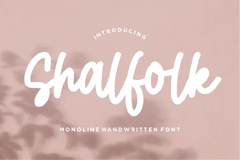 Shalfolk font