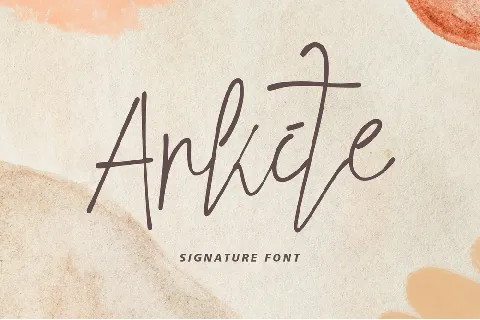 Arkite font