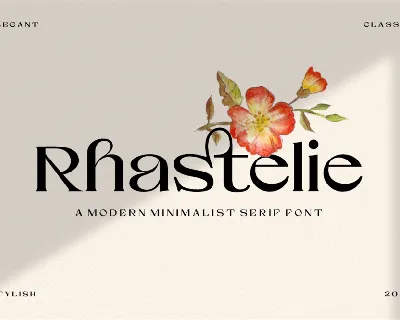 Rhastelie font