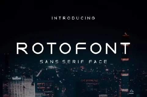 Roto Sans Serif font