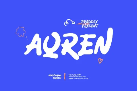 Aqren font