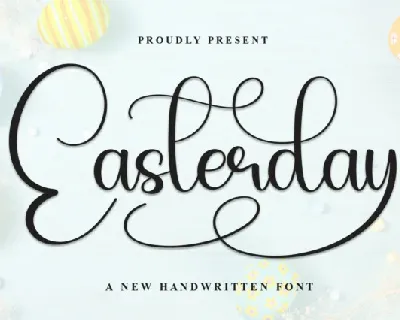 Easterday Script font