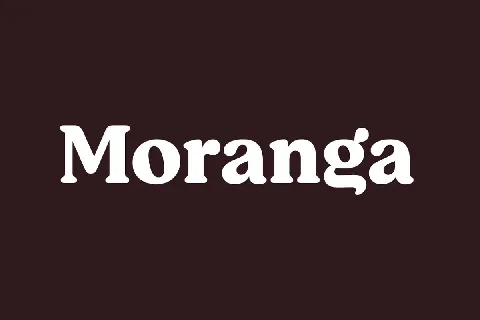 Moranga font