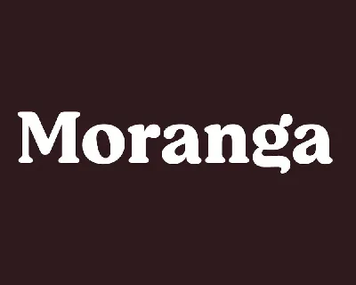 Moranga font