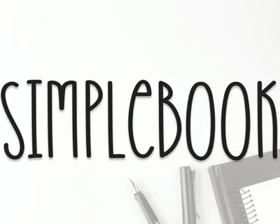 Simplebook Display font
