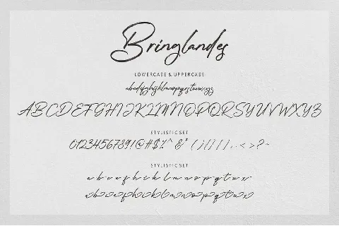 Bringlandes font