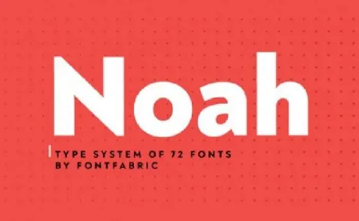 Noah Family Free font