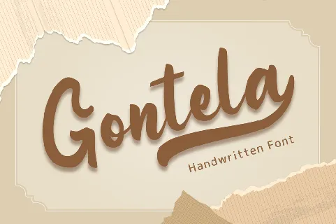 Gontela Personal Use font