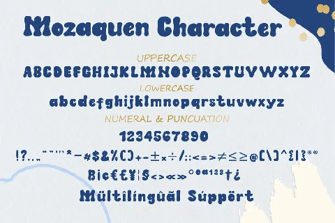 Mozaquen font