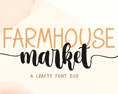 Farmhouse Market font