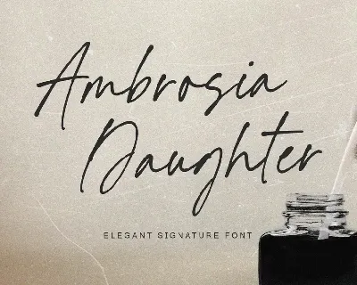Ambrosia Daughter font
