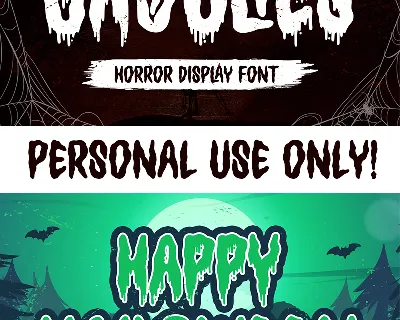 Ghoulies font