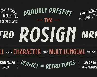 Rosign font