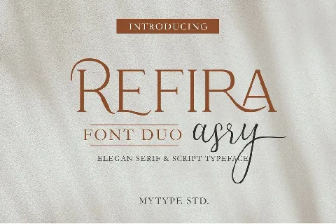 Refira Asry Duo font