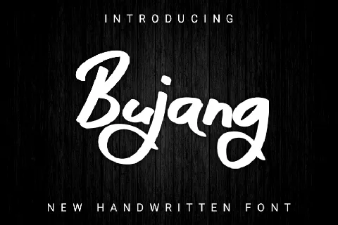 Bujang font