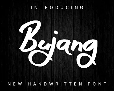 Bujang font