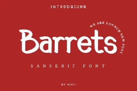 Barrets Sans font