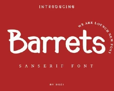 Barrets Sans font