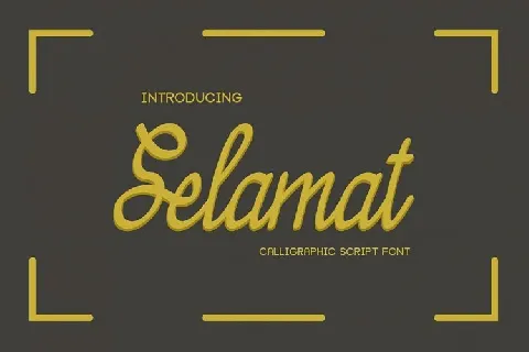 Selamat font