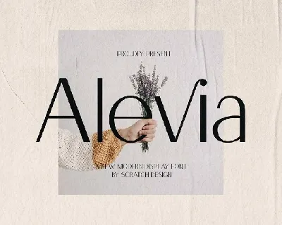 Alevia font