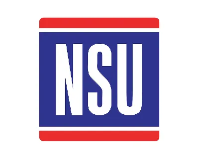 NSU Logo font