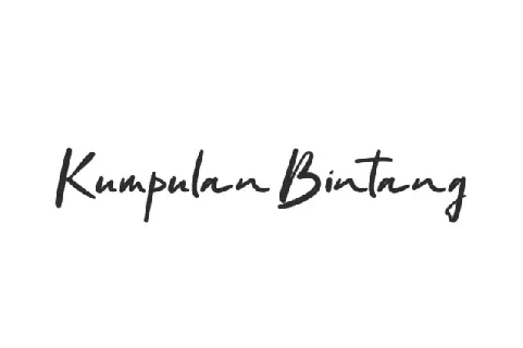 Kumpulan Bintang font